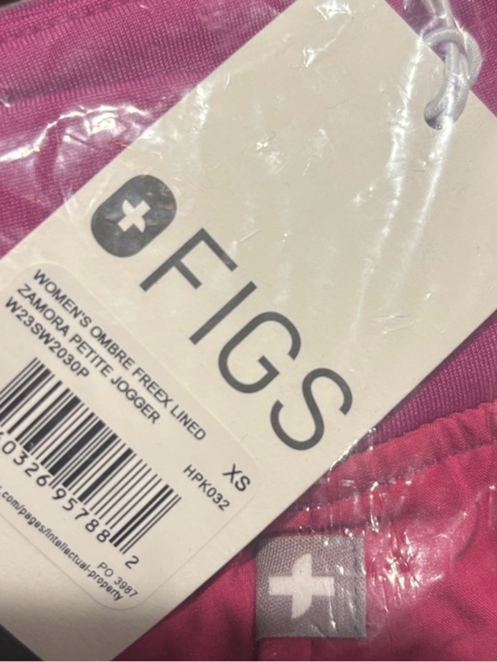 Figs Zamora™ FREEx™ Lined Jogger Scrub Pants  Ombre  Sunset NWT Size XSP - Picture 7 of 7